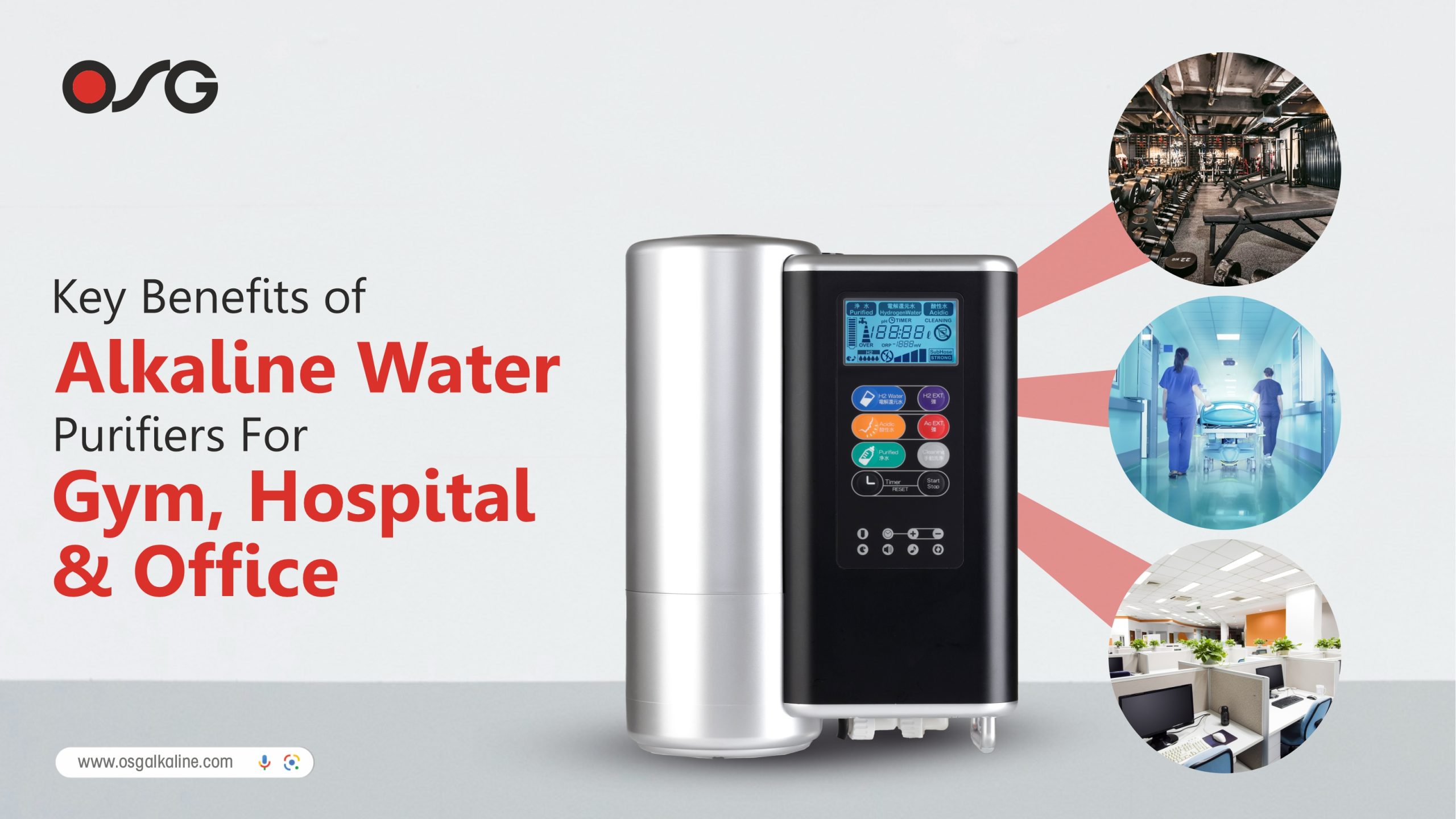 Key Benefits of Alkaline Water Purifiers for Gyms, Spas, and Offices