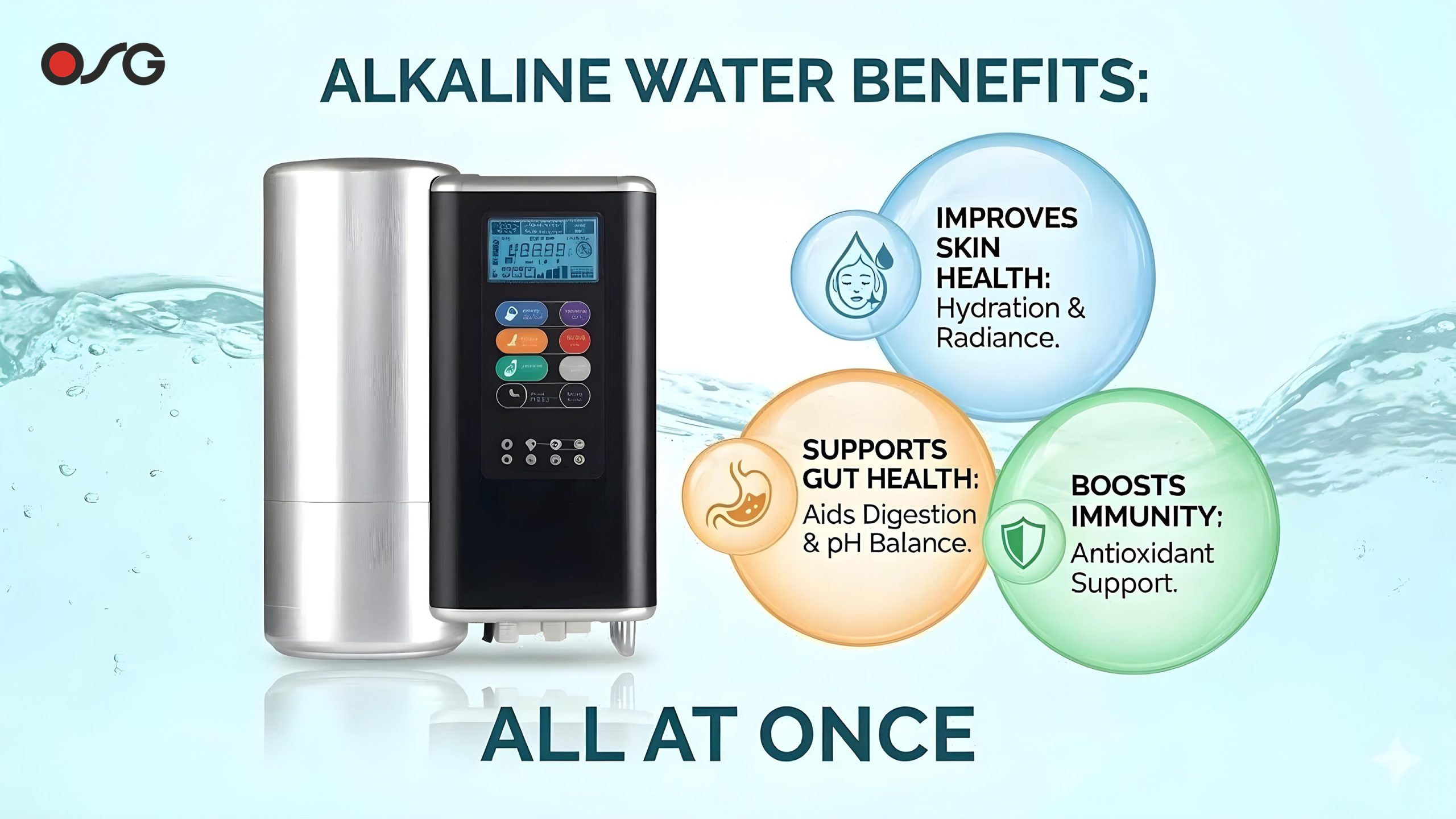 Alkaline Water Benefits That Improve Skin, Gut & Immunity All at Once