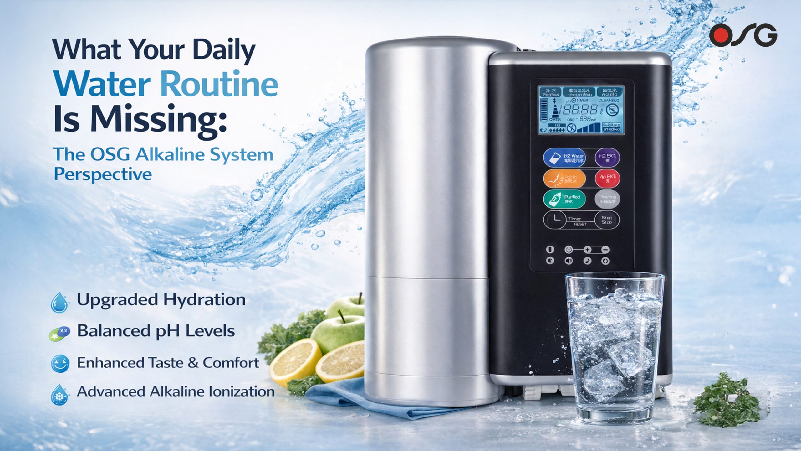 What Your Daily Water Routine Is Missing The OSG Alkaline System Perspective